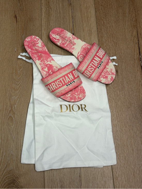 Dior Shoes - Dior Dway Embroidered Slides